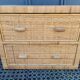 Commode rotin bambou 2 tiroirs