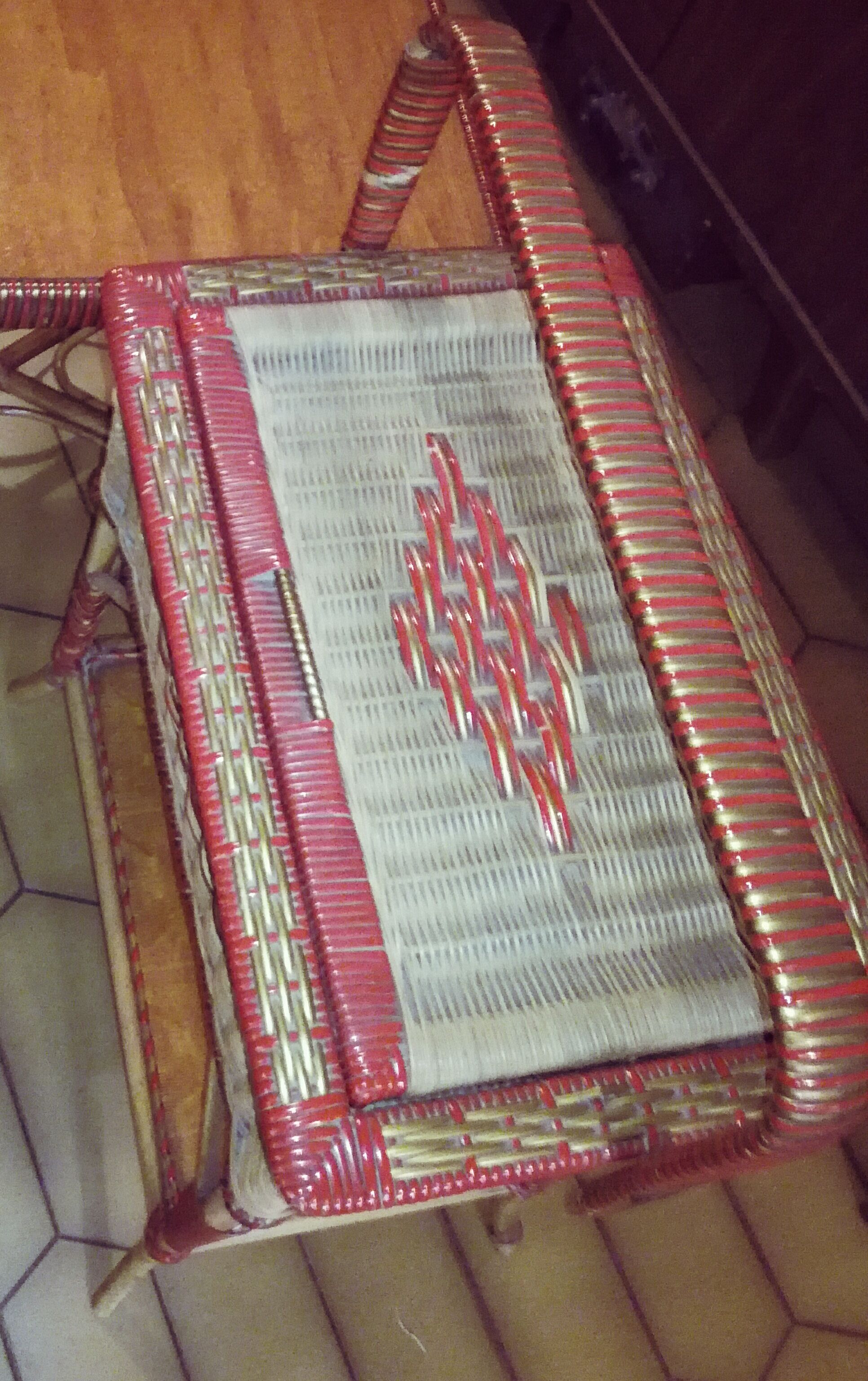 Rattan sewing bakset