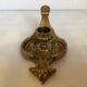 Cave rat brass candle holder