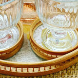 Vintage tray and its 6 coasters