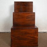 Bout de Canapé, structure Escabeau, in Teak - 1960