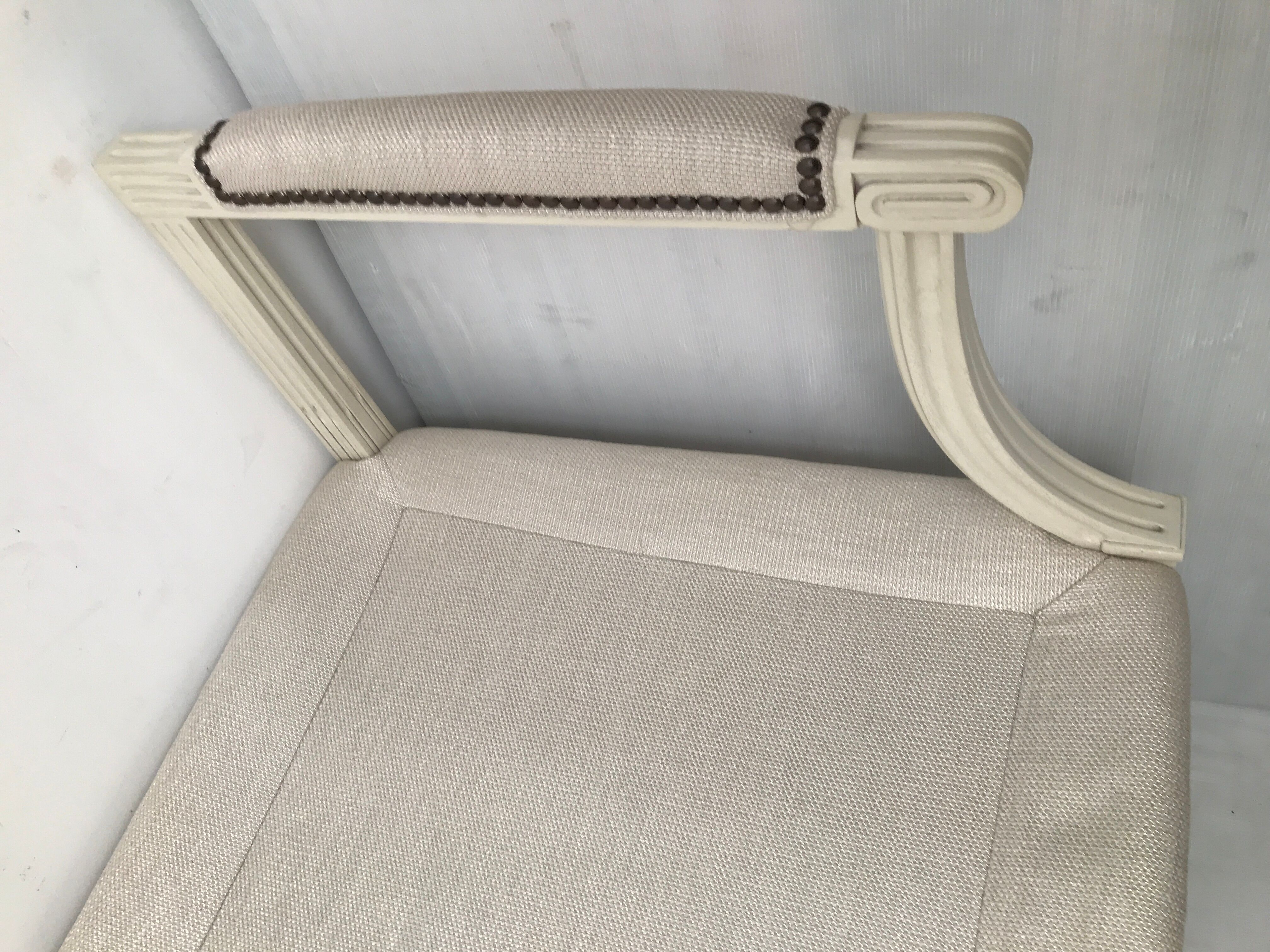 Updated bed end bench 3 seats baroque style