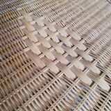 Rattan and wicker coffee table
