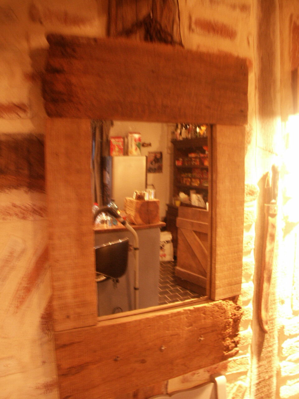 Oak mirror 52x86cm