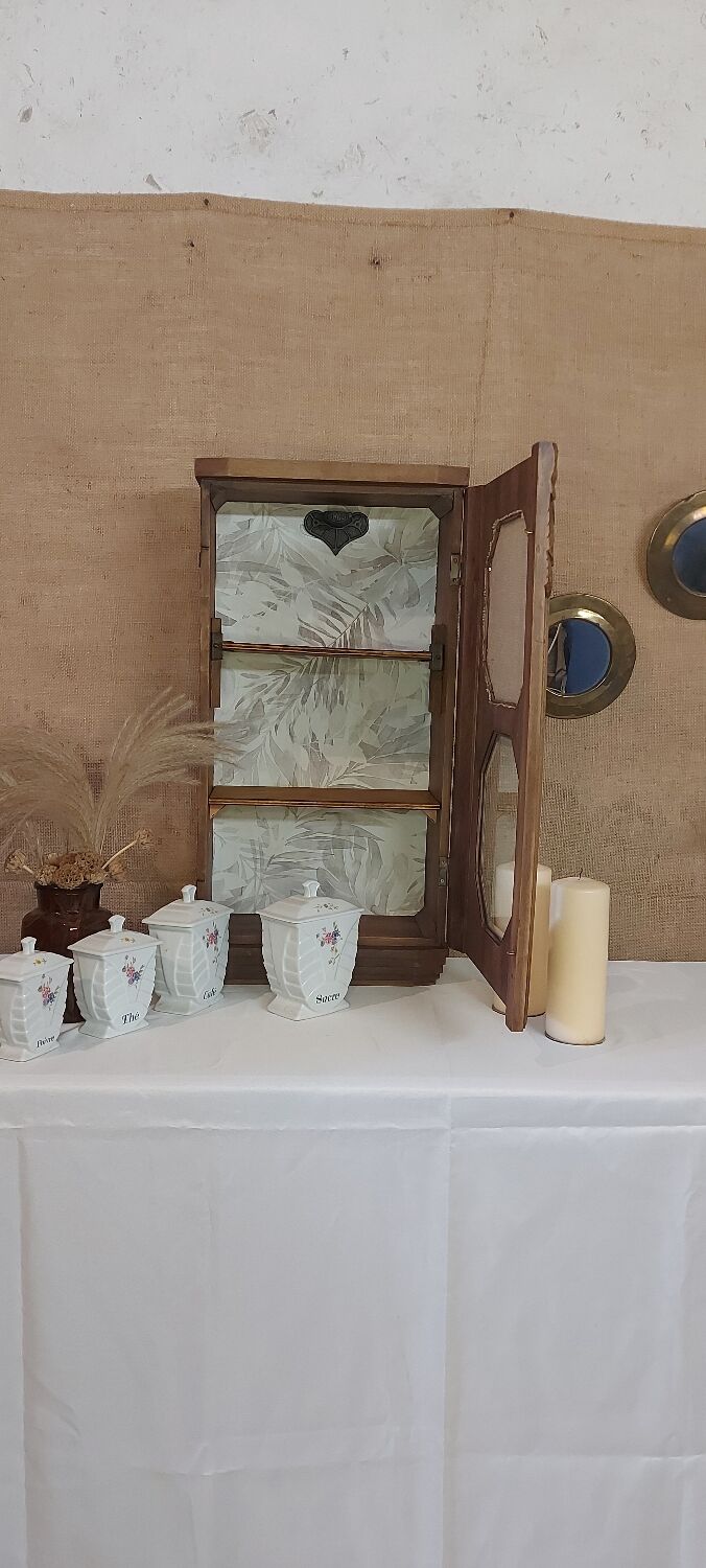 Art Deco kitchen storage cabinet