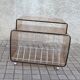 Vinyl trolley on wheels in lucite Modernist design Space-age 1970 MICHEL DUMAS
