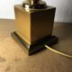 Vintage corn cob lamp