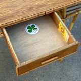 Vintage rattan desk from the 60s