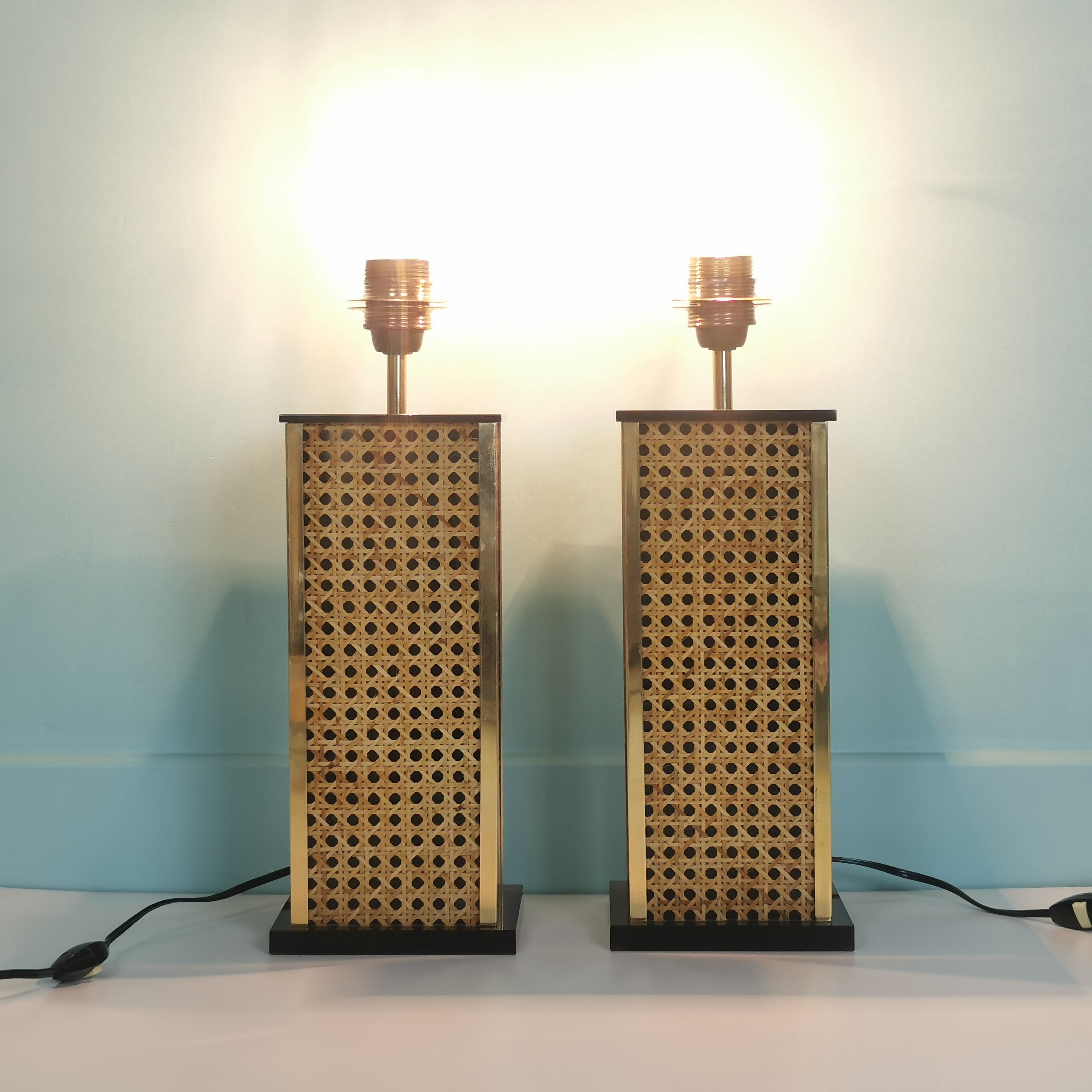 Pieds de lampes italiens