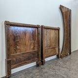 Restoration period daybed in flamed mahogany