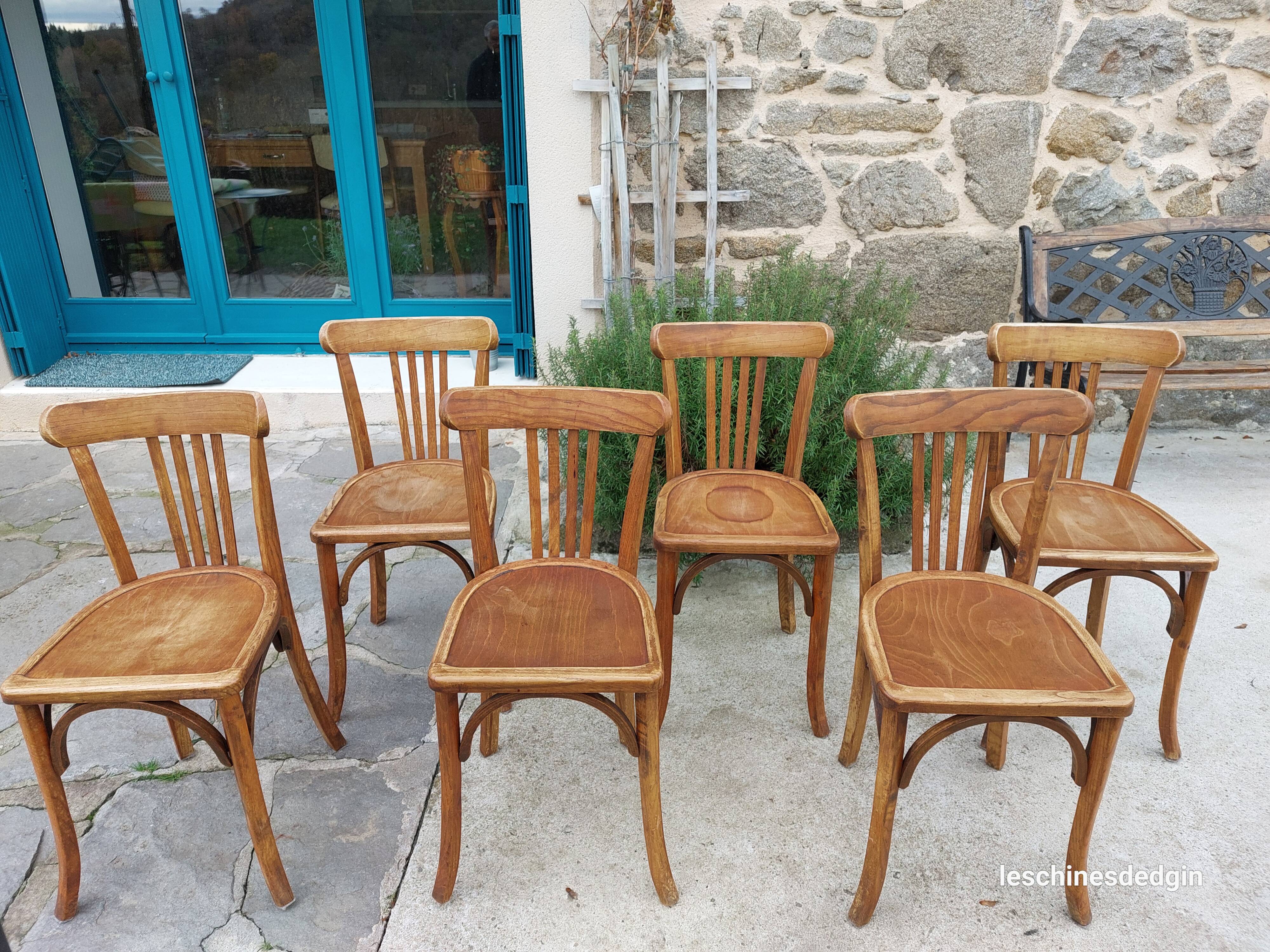 6 Luterma bistro chairs