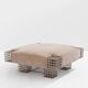 Large ottoman bench by Carla Sozzani in Milan, mohair velvet, 1990