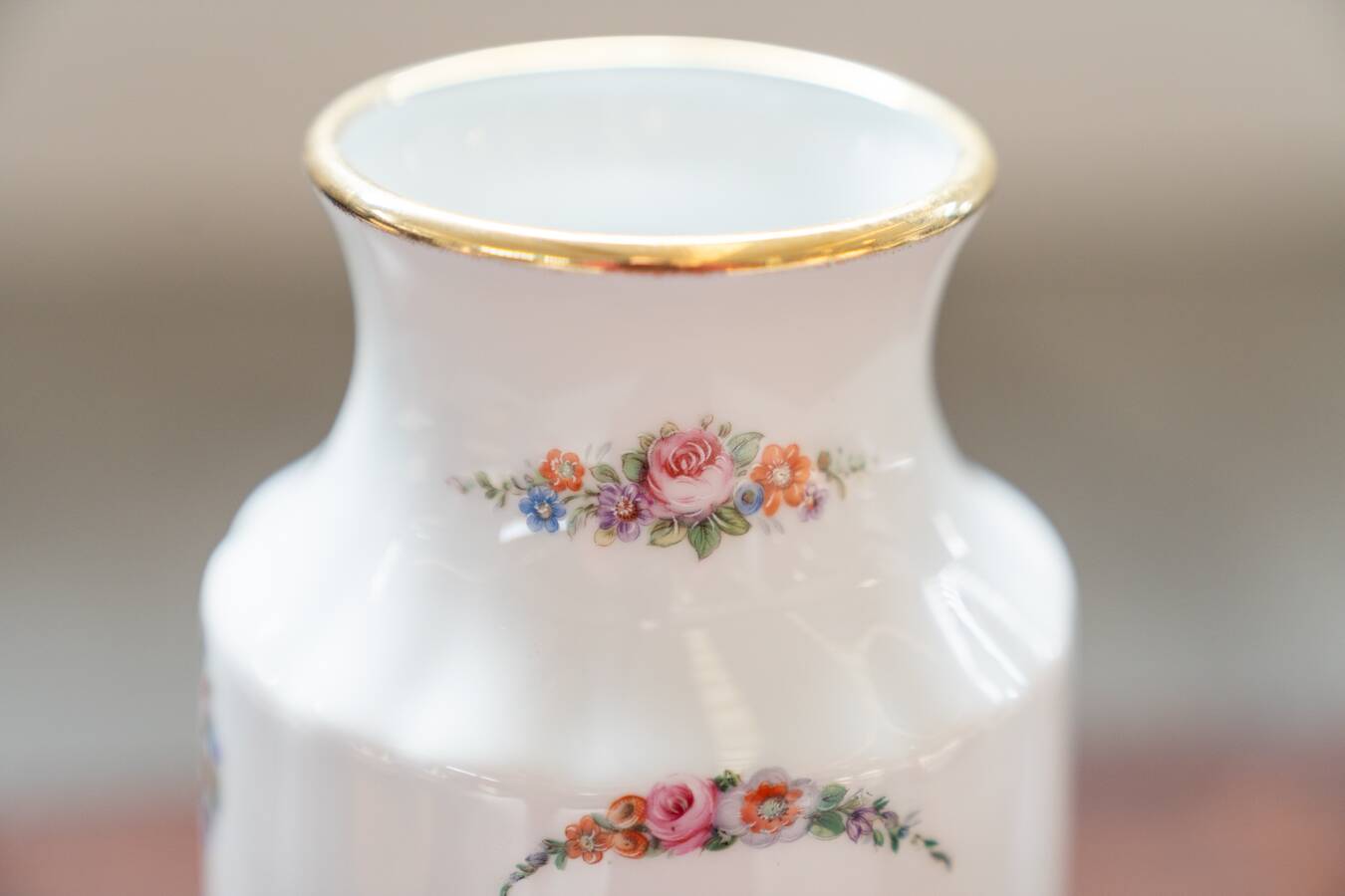 LIMOGES vase in the shape of an amphora, vintage