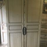 Double pine closet doors