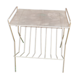 Vinyl door side table