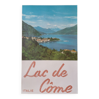 Affiche ancienne Italie Lac de Côme Menaggio  1950's