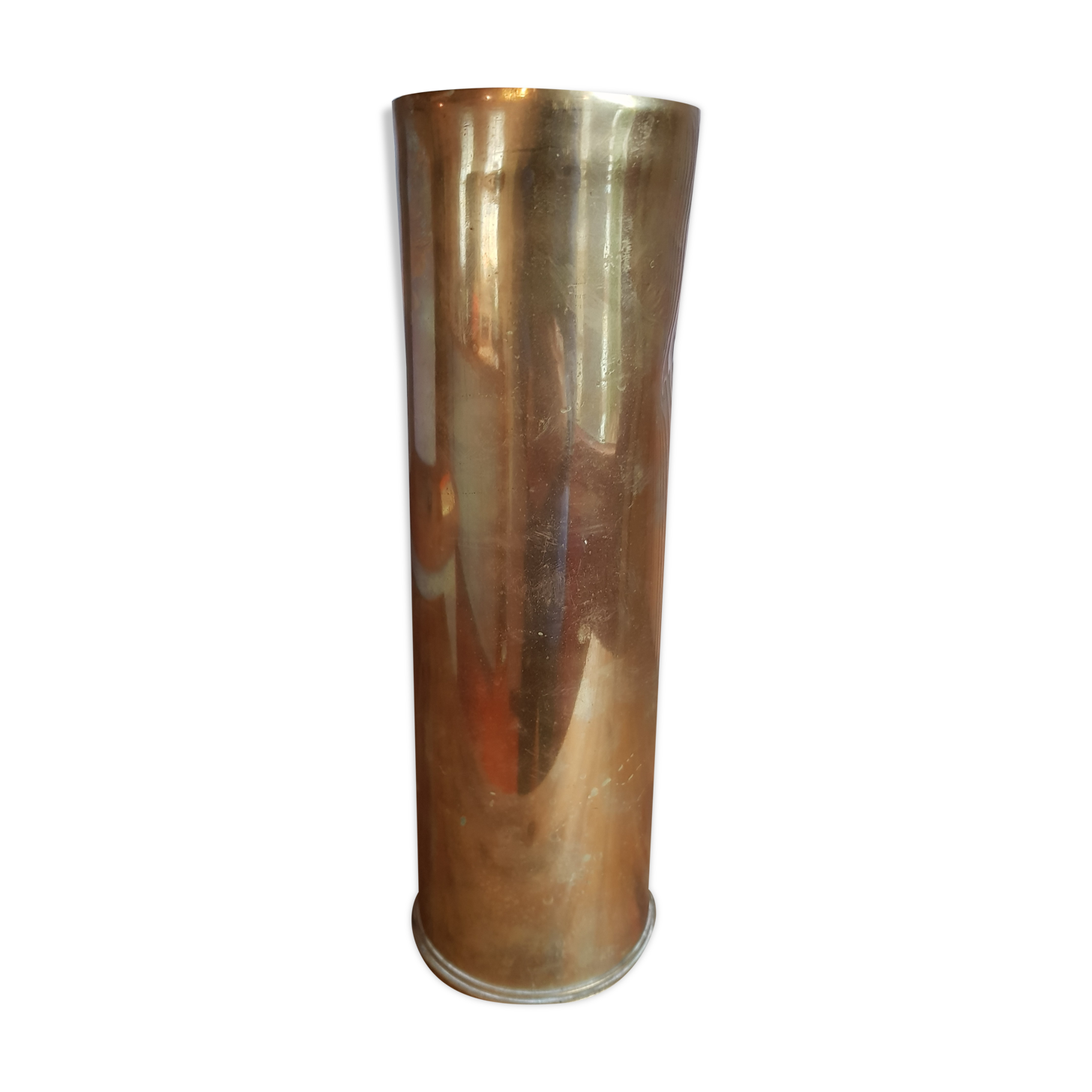 Vase ancienne douille d'obus 1916