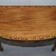 Pair of George III consoles 1780 in satinwood and tulipwood, painted in polychrome.