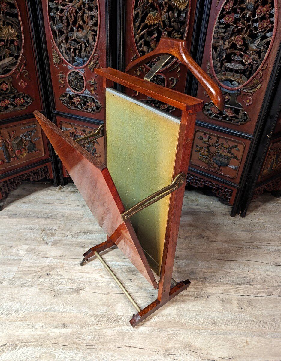 Italian valet in light mahogany