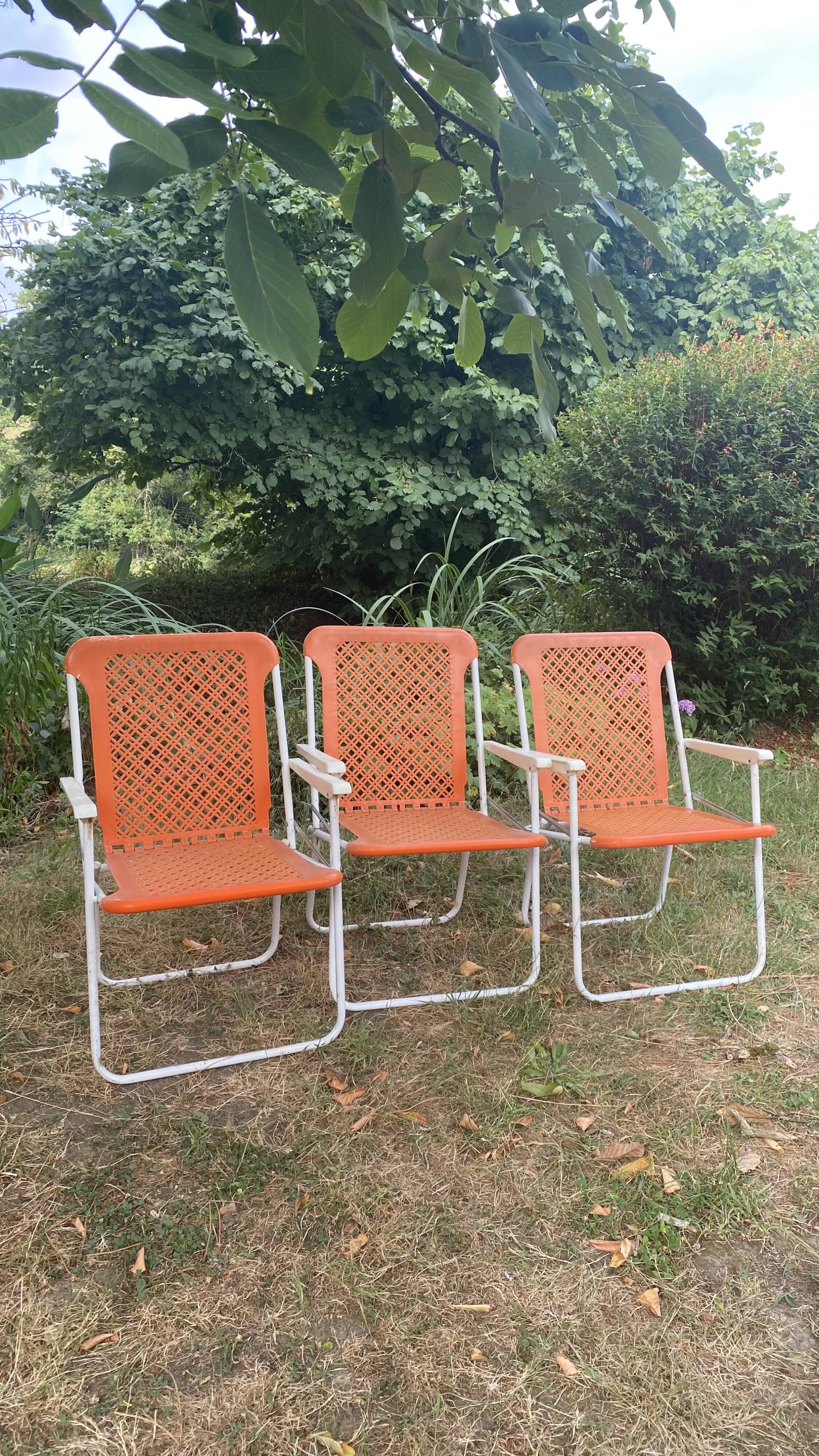 70s folding camping chairs