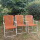 Fauteuils de camping pliants années 70
