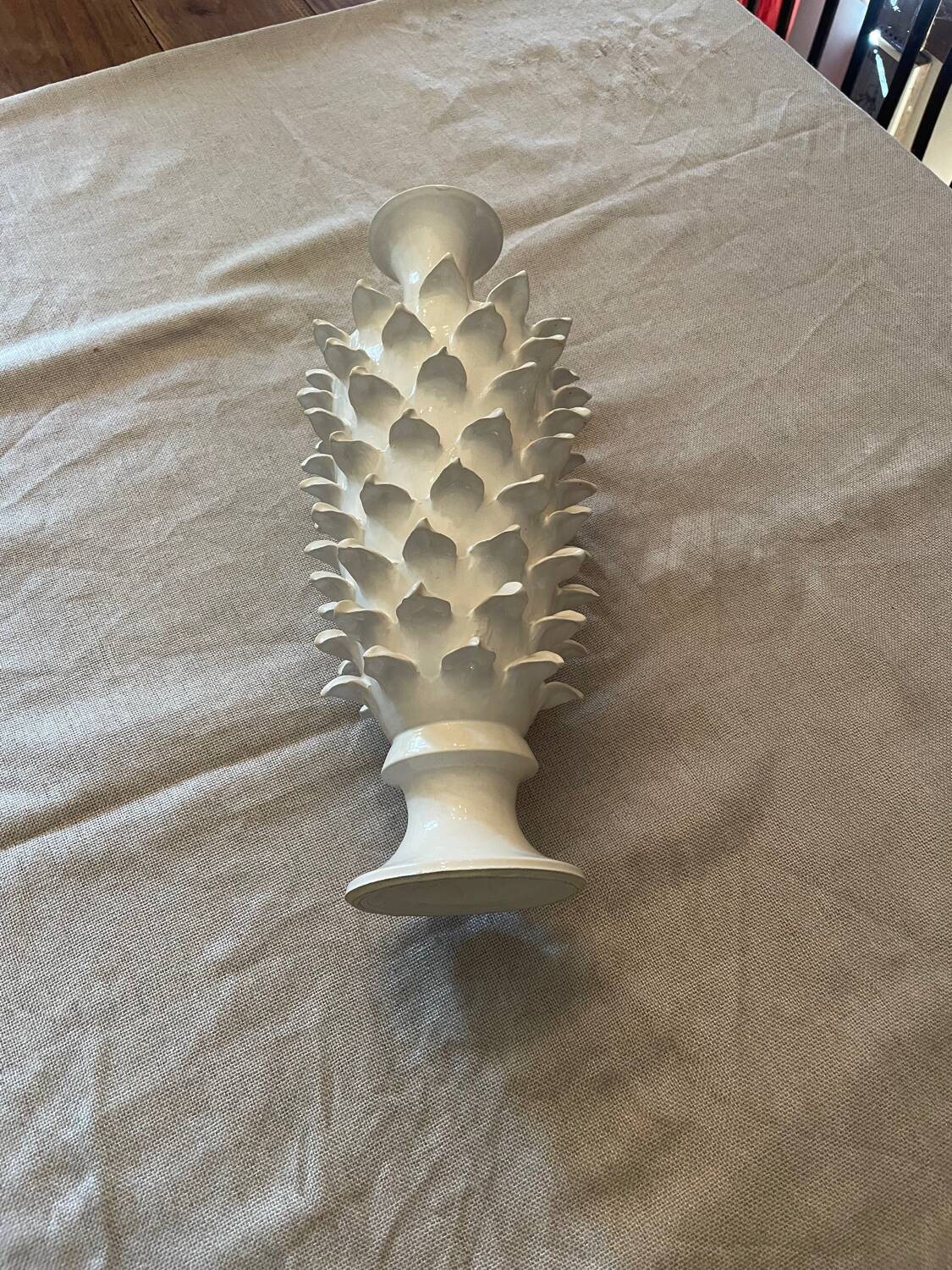 60s pineapple lamp base