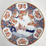 5 Japanese porcelain plates with geisha hand decoration
