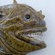 Glazed ceramic fish. Monkfish or monkfish. Can be used as a soliflore.