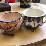 Set of Quimper large cups