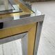 Brass chrome coffee table