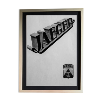 1930's advertisement for "Jaeger"