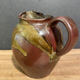Pitcher pitcher in glazed sandstone type La Borne