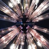 large vintage chandelier "Sputnik" - 50 ROSES prisms