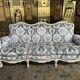 Salon canapé et paire de bergères Louis XV