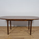 Mid-century teak oval extendable dining table from McIntosh, United Kingdom, 1960s