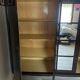Art Deco style walnut veneer wardrobe – 4 doors and mirror