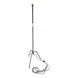 Yellow scoubidou floor lamp 1960