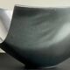 Vintage polished metal fruit bowl