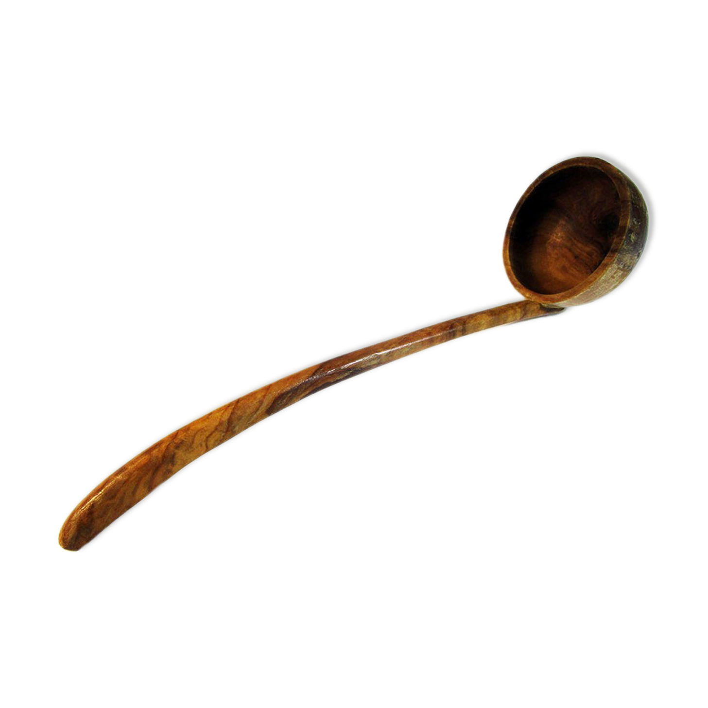 Olive wood ladle