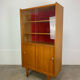 1950s vintage oak bookshelf.