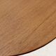Table ronde extensible en teck scandinave vintage 1960