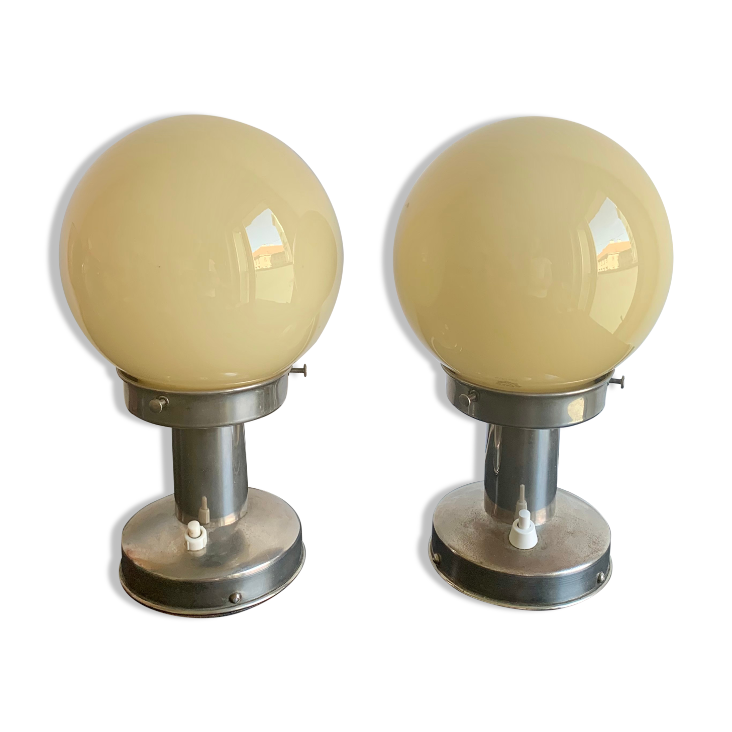 Pair of Bedside Lamps, Austria, 1950s