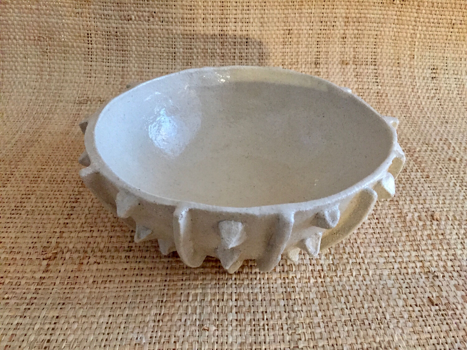 Handmade stoneware cutting