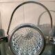 Vintage glass ice bucket, 1960s