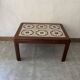 Coffee Table in Teak and Tiles