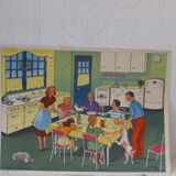 School poster editions Nightingale montmorillon Vienna 1960