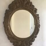 Brass mirror