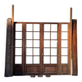 Interior doors with small panes, circa 1900