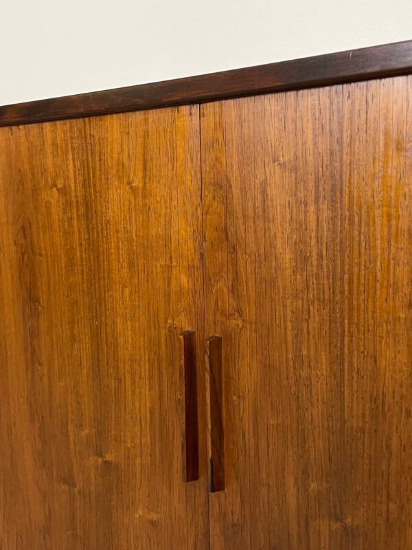 Armoire danoise à porte tambour par Kai Kristiansen en palissandre 1960