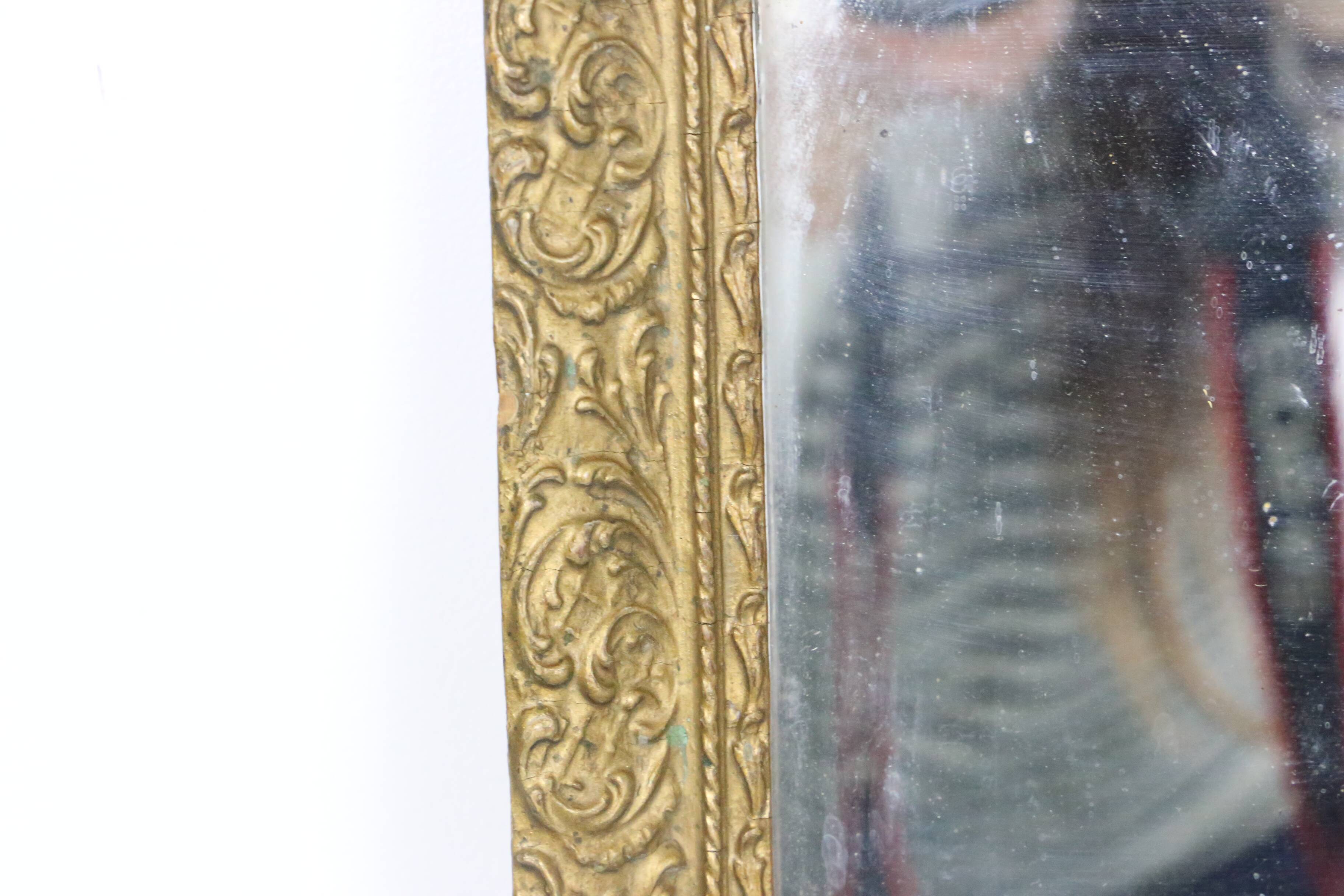 Gilded wooden mirror, 19th century